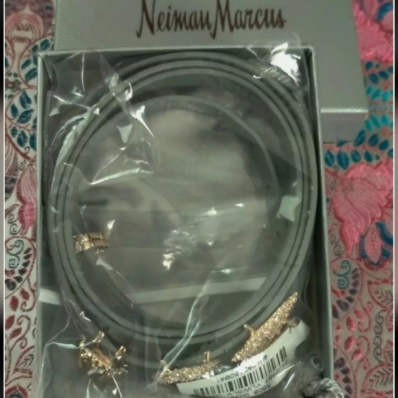 NEW Alexis Bittar Leather Wrap Bracelet  With 3 Pavé Swarovski® Charm Slides - Picture 5 of 7